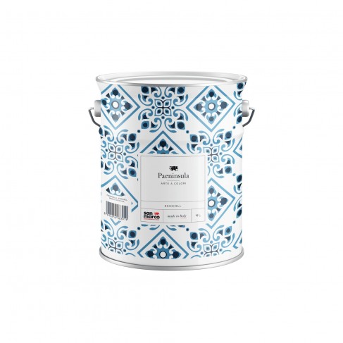 Pittura decorativa Paeninsula Eggshell San Marco effetto opaco a guscio d'uovo (Secchio 4Lt)