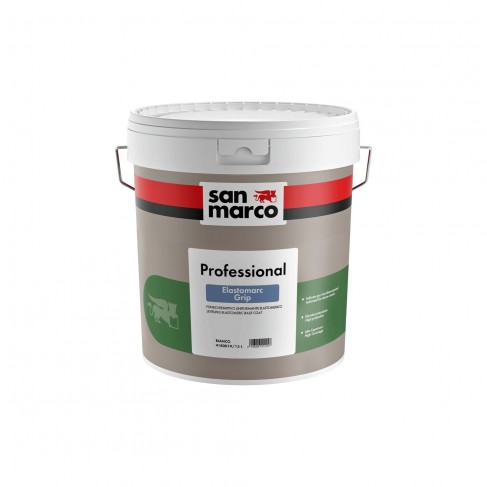 Fondo riempitivo San Marco ELASTOMARC GRIP uniformante e ristrutturante per esterno (Secchio 15 Litri) San Marco - 1