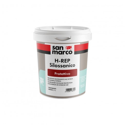 Protettivo silossanico H-REP San Marco trasparente per interno/esterno (Secchio 15 Litri)