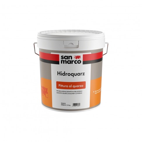 Pittura riempitiva San Marco Hidroquarz al quarzo per esterni (Secchio da 5 o 25Kg)