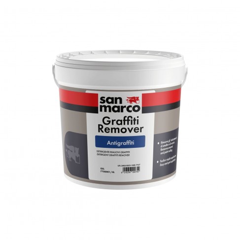 Detergente rimuovi graffiti San Marco trasparente (Secchio da 4 Litri)