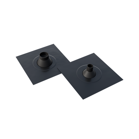 Collarino di tenuta autoadesivo Riwega AIR Stop UV GD21 150x150 mm Ø int. 15-22 mm (10pz)