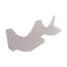 Rete antiuccelli ad angolo Riwega 30x50 mm Alluminio naturale (conf. 50 m)