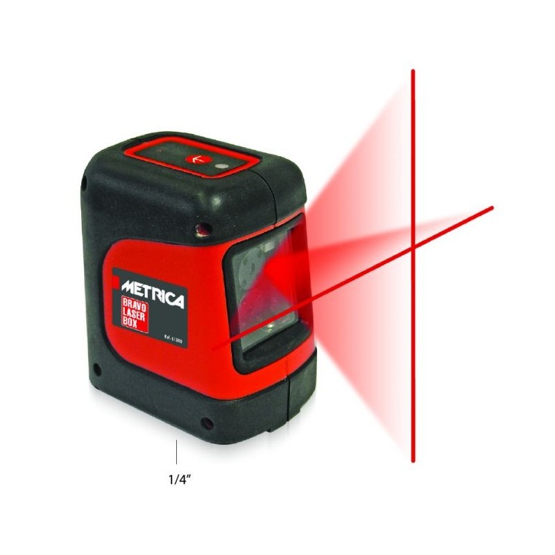 Livella laserbox Metrica con supporto a molla 89276 Livella laserbox Metrica con supporto a molla 89276
