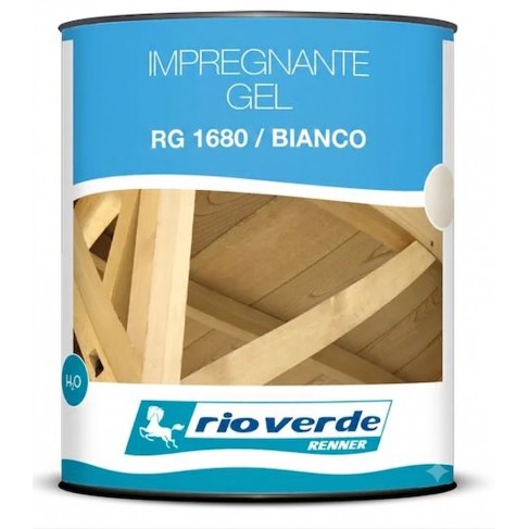 Impregnate gel Rio Verde per legno Bianco RG1680