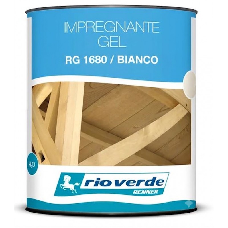 Impregnate gel Rio Verde per legno Bianco RG1680
