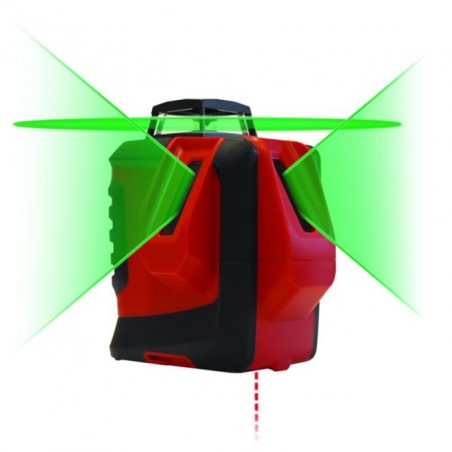 Livella laser Metrica verde H360+2V+1D 61380