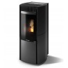 Stufa Garda 9 Plus CS Thermos a pellet, Ceramica Nero, a fumi posteriore/superiore, 10,1kW