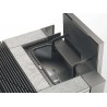 Stufa Sirmione 10 CS Thermos a pellet con bruciatore autopulente, serbatoio a chiusura magnetica
