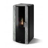 Stufa Firenze 10 CS Thermos a pellet con bruciatore autopulente, Pietra Ollare, a fumi posteriore/superiore, 10,8kW