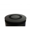 Stufa Leire Stagna CS Thermos a pellet, Top Metallo Nero Soft