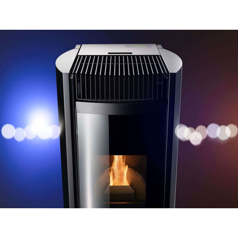 Stufa Garda 9 CS Thermos a pellet, ventilazione frontale silenziosa