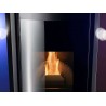 Stufa Garda 9 CS Thermos a pellet, vetro panoramico curvato