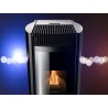 Stufa Garda 9 CS Thermos a pellet, ventilazione frontale silenziosa