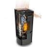 Stufa Garda 9 Plus CS Thermos a pellet, Ceramica Perla, interno