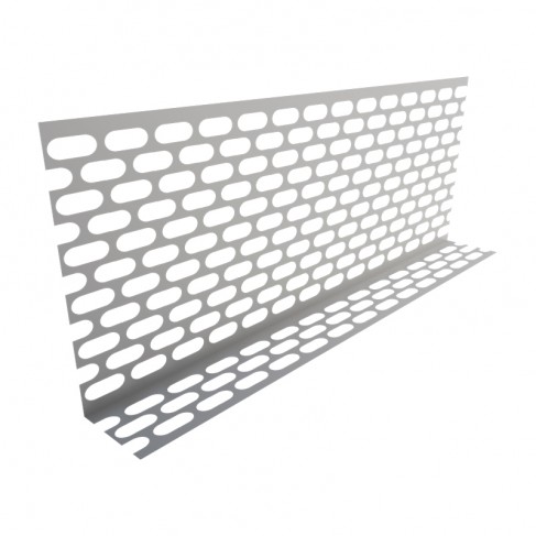 Rete antiuccelli ad angolo Riwega 30x50 mm Alluminio naturale (conf. 50 m)