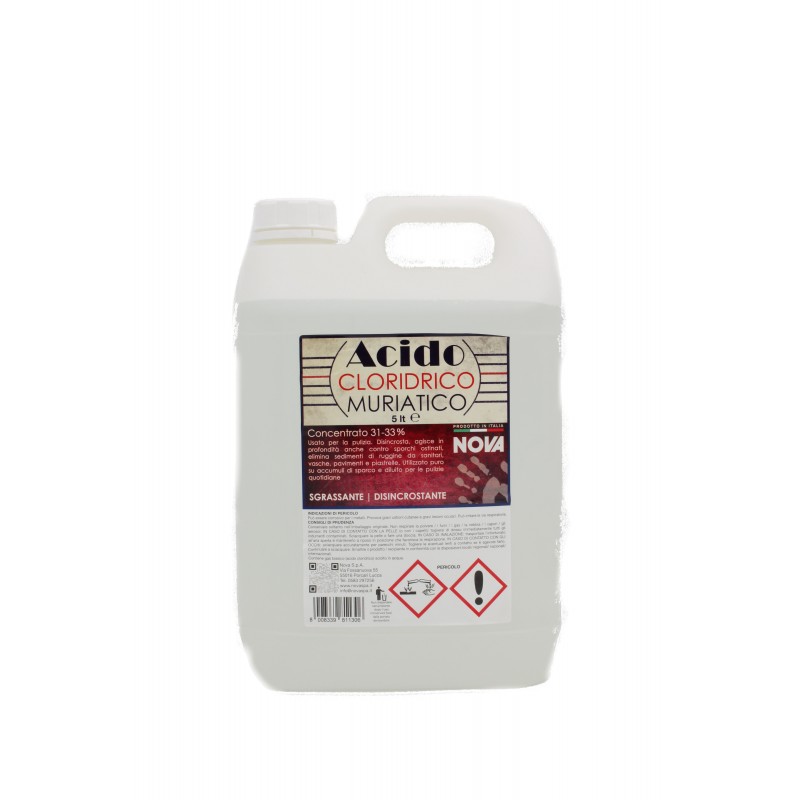 Acido cloridrico/muriatico 5lt