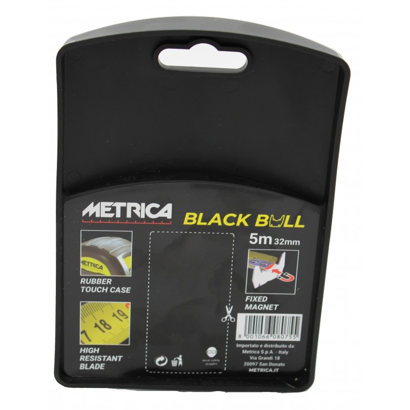 Flessometro Metrica black bull 5mx32mm