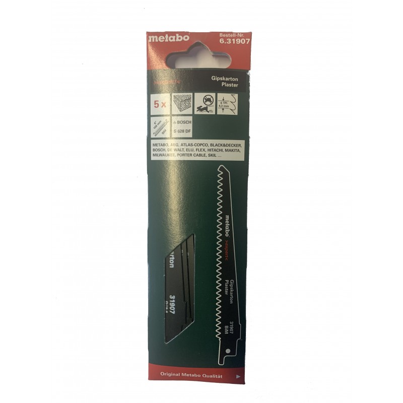 Metabo 5 lame ricambio per cartongesso 15 cm 31907 bim - 6.31907