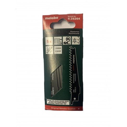 Metabo 5 lame ricambio per cartongesso 10 cm 6.28264 bim - 6.28264