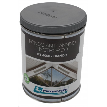 Fondo antitannino tixotropico per legno Bianco RT4000