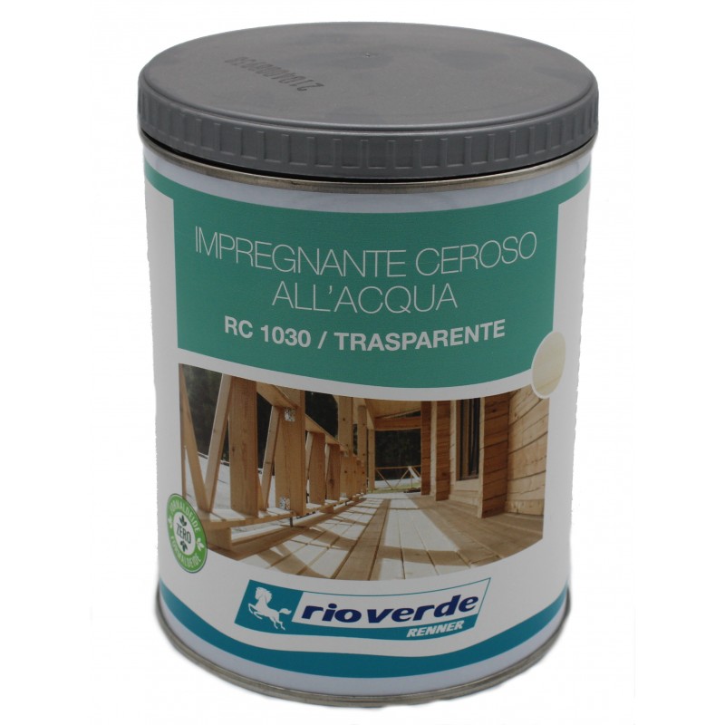 Impregnante ceroso all'acqua per legno Trasparente RC1030