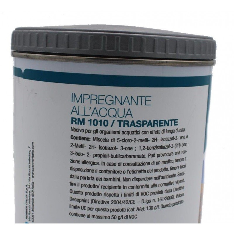 Impregnante all'acqua per legno Trasparente RM 1010