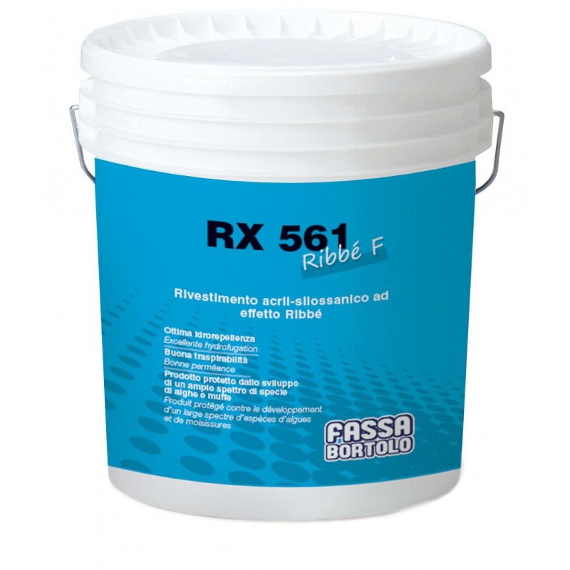 Fassa | RX 561 Ribbé F Rivestimento acril-silossanico ad effetto Ribbé