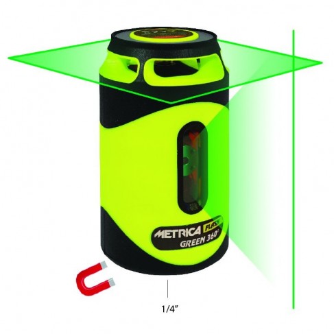 Autolivello laser verde Metrica flash 360° 61435