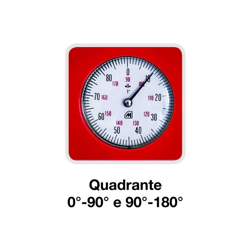 Goniometro a quadrante Metrica Quadranfix con bracci ad incastro