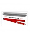 Goniometro a quadrante Metrica Quadranfix con bracci affiancati e base magnetica 60 cm 29915 Goniometro a quadrante Metrica Quadranfix con bracci affiancati e base magnetica 60 cm 29915