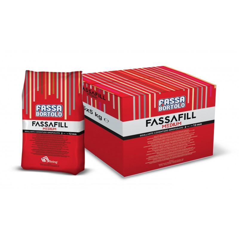 Sigillante per fughe Fassa Fassafill Medium (Confezione da 5 sacchi da 5 Kg) Sigillante per fughe Fassa Fassafill Medium (Confezione da 5 sacchi da 5 Kg)