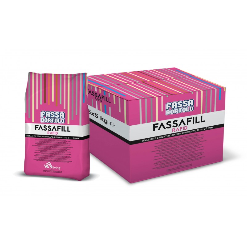 Sigillante per fughe Fassa Fassafill Rapid (Confezione da 5 sacchi da 5 Kg) Fassa Bortolo - 1 Sigillante per fughe Fassa Fassafill Rapid (Confezione da 5 sacchi da 5 Kg) Fassa Bortolo - 1