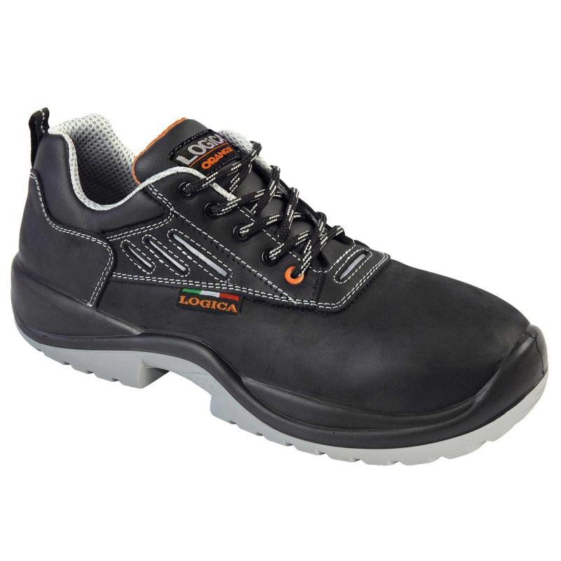 Scarpe antinfortunistiche Logica Solid Orange Parigi 2 S3 Taglia da 37 a 48