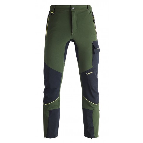 Pantalone Kapriol Dynamic giardiniere Verde/Nero Taglia M/L/XL/XXL