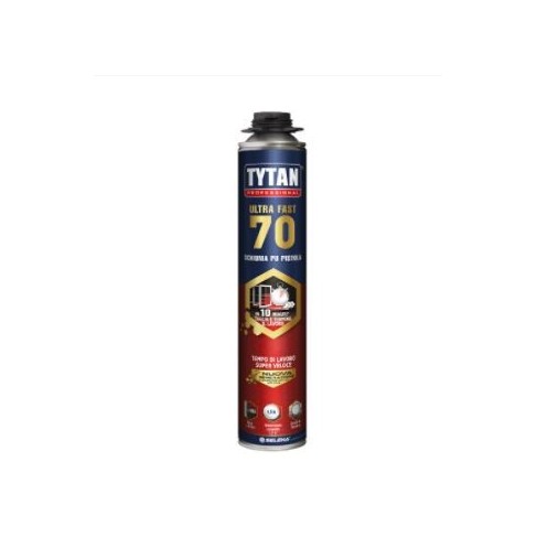 Schiuma poliuretanica Tytan Ultra Fast 70 (Confezione da 870 ml)