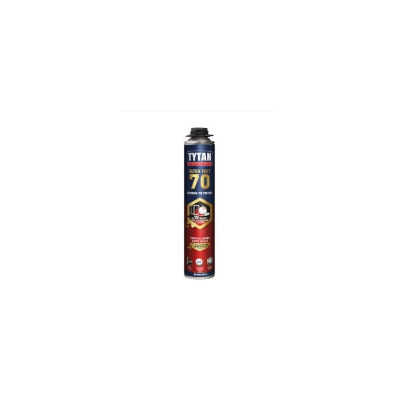 Schiuma poliuretanica Tytan Ultra Fast 70 (Confezione da 870 ml)