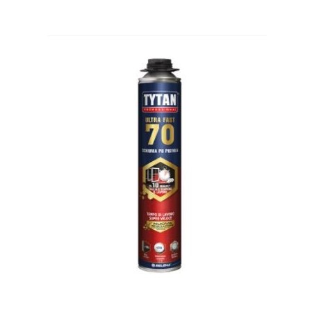 Schiuma poliuretanica Tytan Ultra Fast 70 (Confezione da 870 ml)