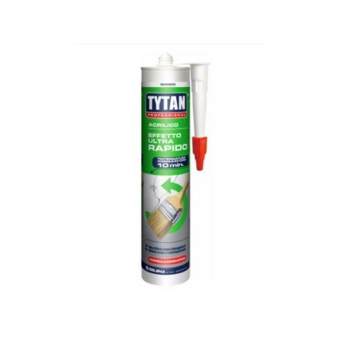Sigillante acrilico Tytan Ultra Rapido bianco (Confezione da 300 ml) Tytan - 1