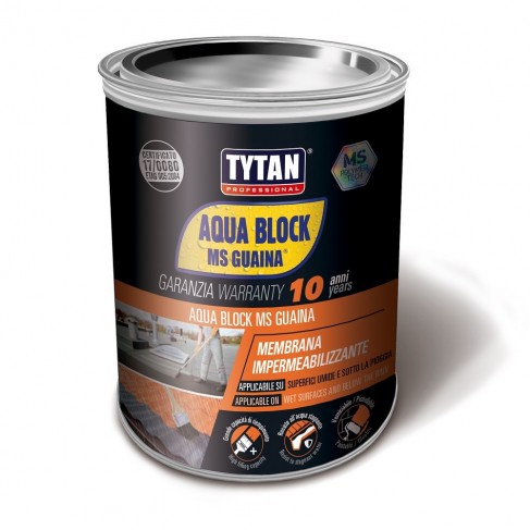 Impermeabilizzante Tytan Ms Guaina Aqua Project grigio o terracotta (Confezione da 1 Kg) Tytan - 1