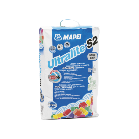 Adesivo cementizio Mapei Ultralite S2 (Sacco da 15 Kg)