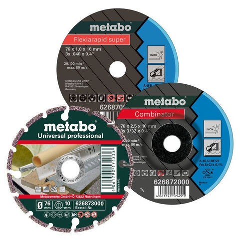 Set Metabo 3 mole mm 76x10 per CC12/18 BL Metabo - 1