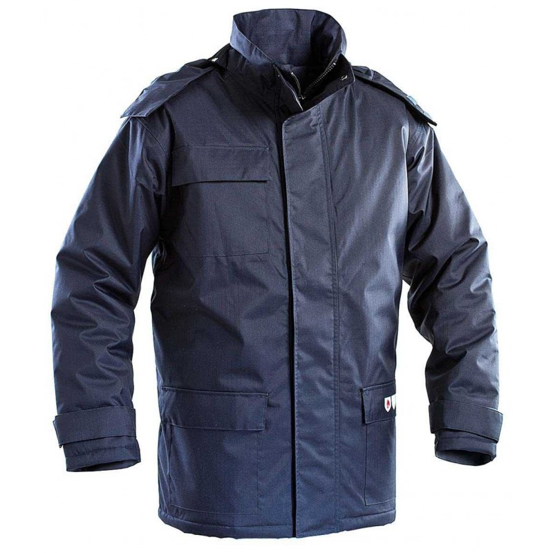 Giaccone Mister 2000 Uomo - Giacca Invernale Lunga Con Cerniera - Poliestere E PVC - Taglie Forti Disponibili