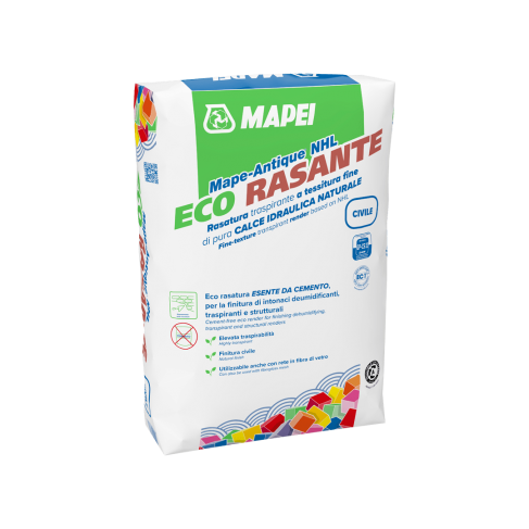 Eco malta Mapei Mape-Antique Nhl Eco Rasante Civile (Sacco da 25 Kg)