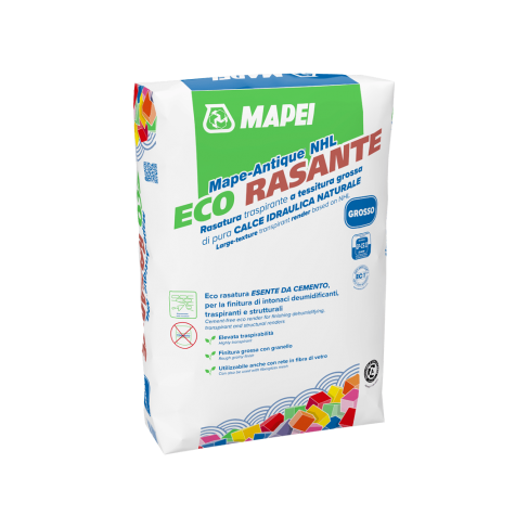 Eco malta Mapei Mape-Antique Nhl Eco Rasante Grosso (Sacco da 25 Kg)
