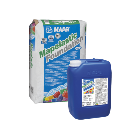 Malta bicomponente Mapei Mapelastic Foundation (Kit da 32 Kg)