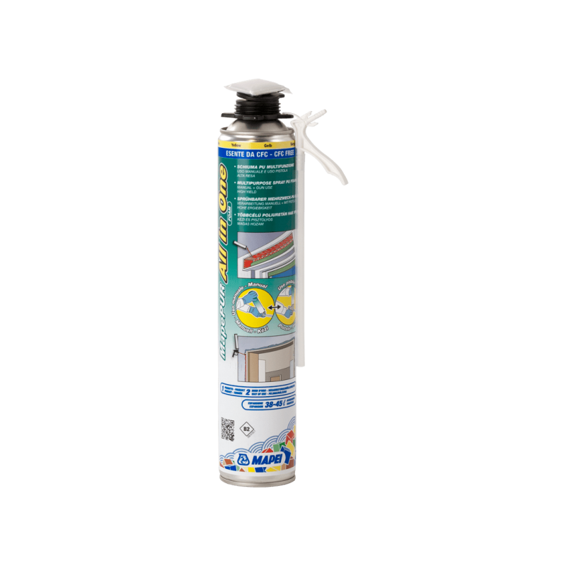 Schiuma Mapei Mapepur All In One Foam (Scatola da 12 bombolette da 750 ml)