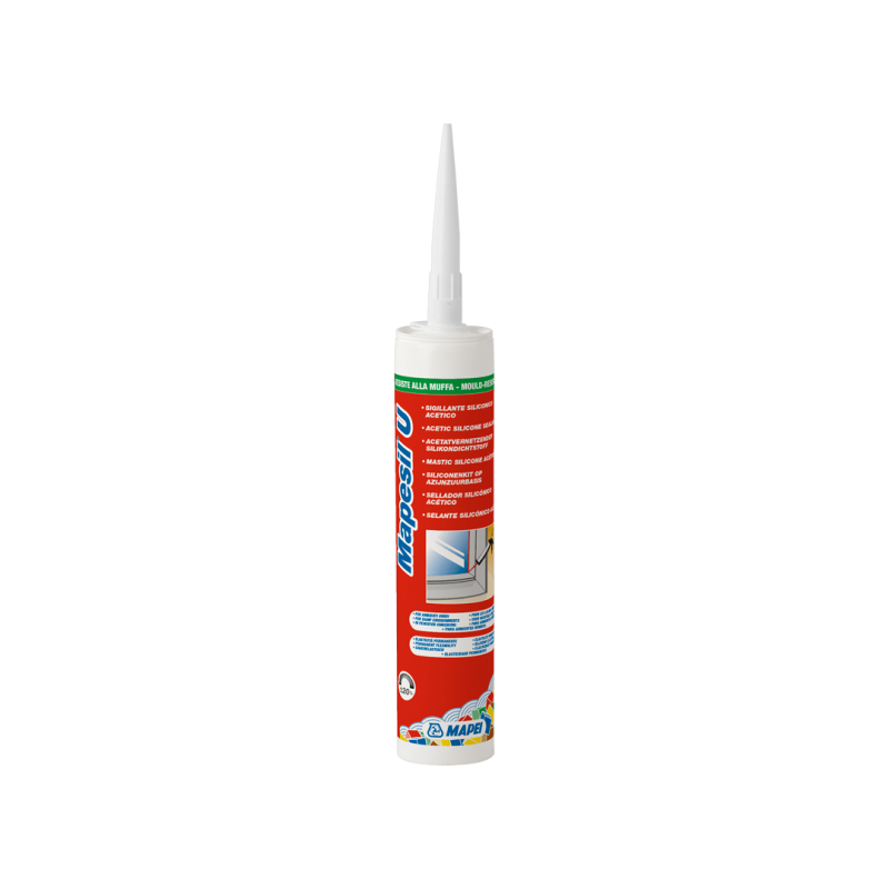 Sigillante Mapei Mapesil U (Scatole da 24 cartucce da 280 ml) Sigillante Mapei Mapesil U (Scatole da 24 cartucce da 280 ml)