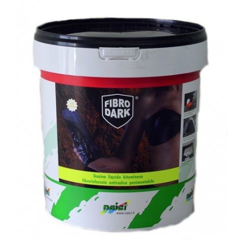 Guaina liquida Naici Fibrodark ( Secchio da 1, 5, 20 Kg)