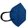 Mascherina FPP2 Certificata Colorata Blu/Giallo - 10 Pezzi a Confezione -